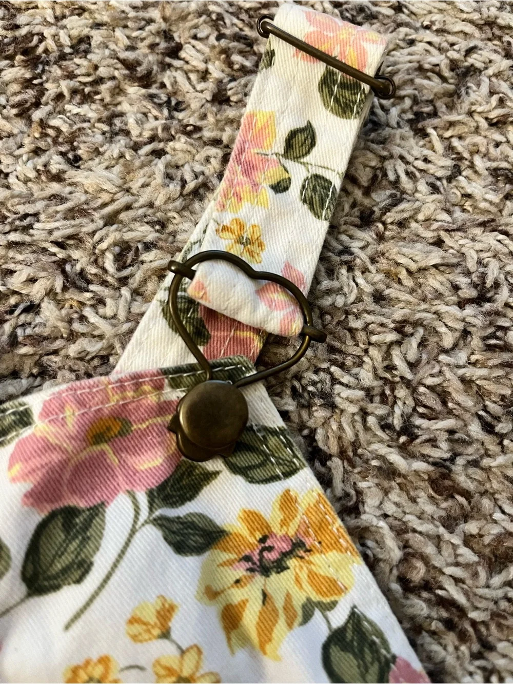 Little Lass Floral Overall Dress